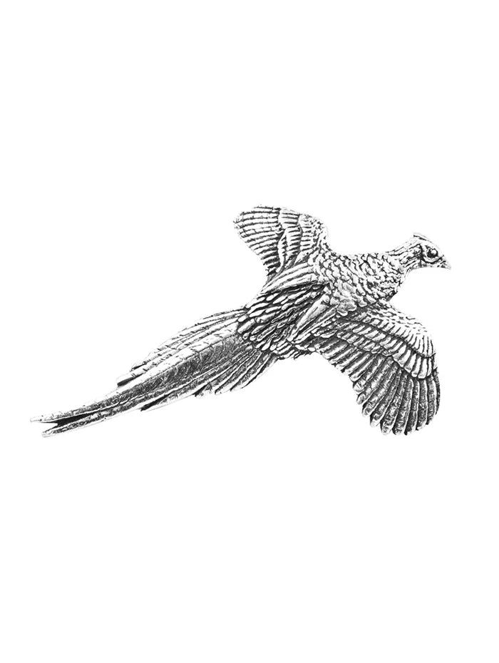 Pewter Pin No.1 Small Pheasant