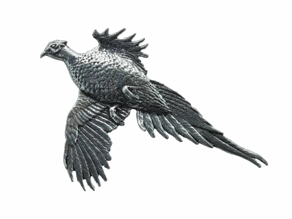 Pewter Pin No.2 Large Pheasant