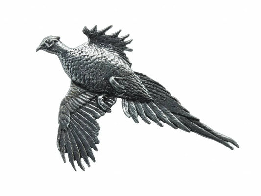 Pewter Pin No.2 Large Pheasant