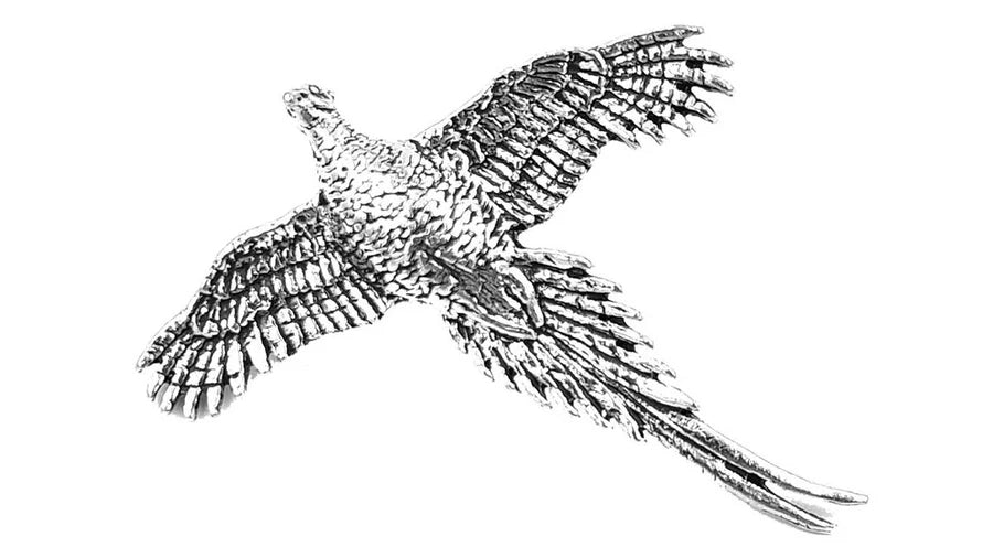 Pewter Pin No.9 High Pheasant